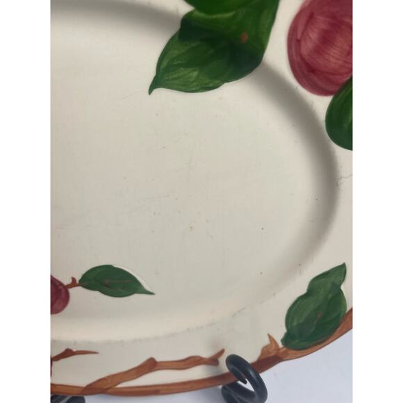 Vintage Franciscan Apple USA 12" x 8" Oval Serving Platter - Picture 3 of 9